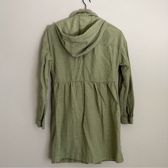 SEVEN FOR ALL MANKIND green hooded utility jacket - Picture 6 of 8